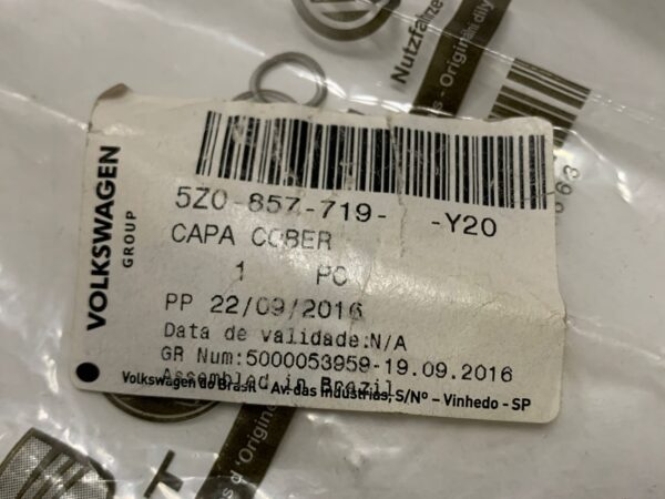 CAPA COBERTURA CINTO SEGURANÇA GOL FOX ORIGINAL 5Z0857719Y20 - Image 5