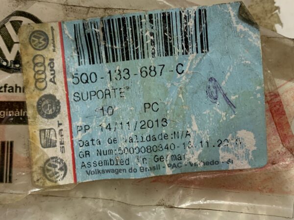 GRAMPO TUBO COMBUSTIVEL UP GOLF FOX GOL G6 VW 5Q0133687C - Imagem 5