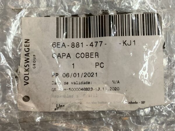 MOLDURA INTERNA BANCO PASSAGEIRO POLO VIRTUS VW 6EA881477KJ1 - Image 4