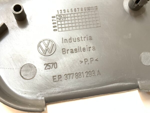 MOLDURA ACABAMENTO BANCO PASSAGEIRO GOL G2 G3 CINZA ORIGINAL - Image 3
